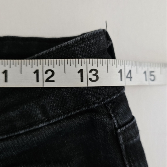 Kancan Black Hazy Mid Rise Ankle Skinny Jeans Size 7/27 - Picture 9 of 12